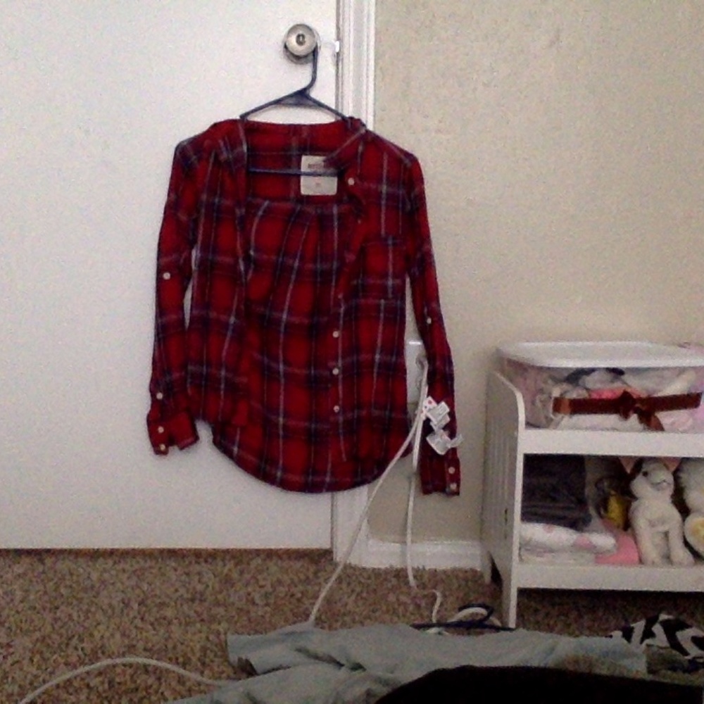 over top flanel